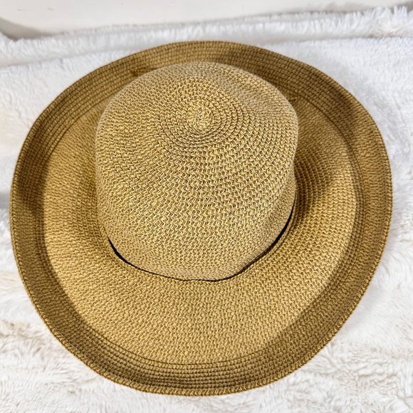 Masters Braided Straw Sun Hat in Tan main image 2